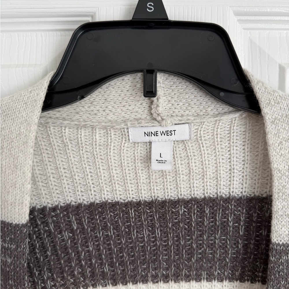 Nine West Multicolor Striped Cardigan - Picture 2 of 5